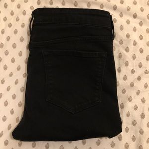 Old Navy Rockstar Black Denim Sz 12